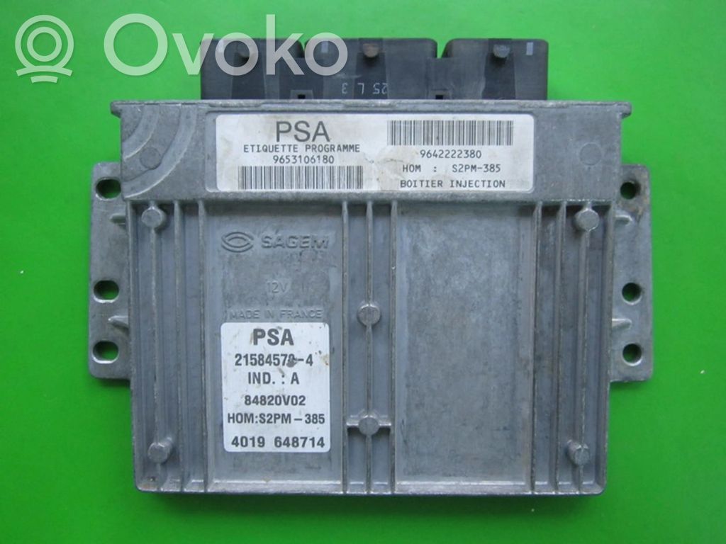 Citroen C3 Engine control unit/module ECU 