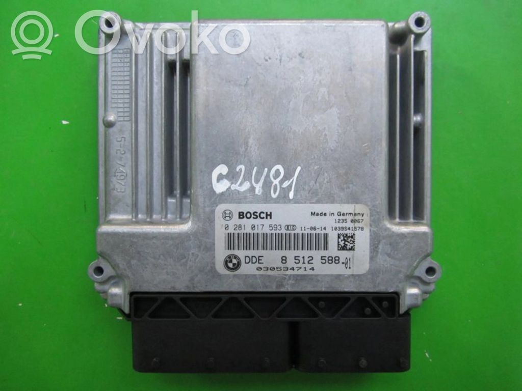 Galios (ECU) modulis   DDE8512588,0281017593