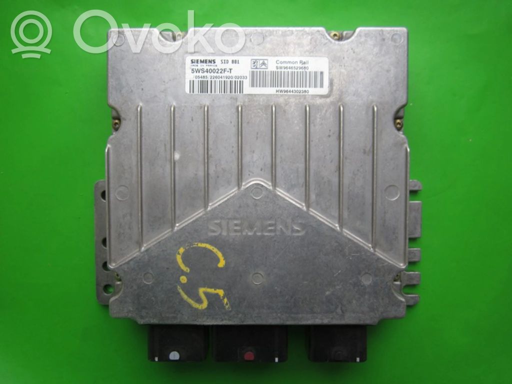 Galios (ECU) modulis   9646529680,5WS40022FT