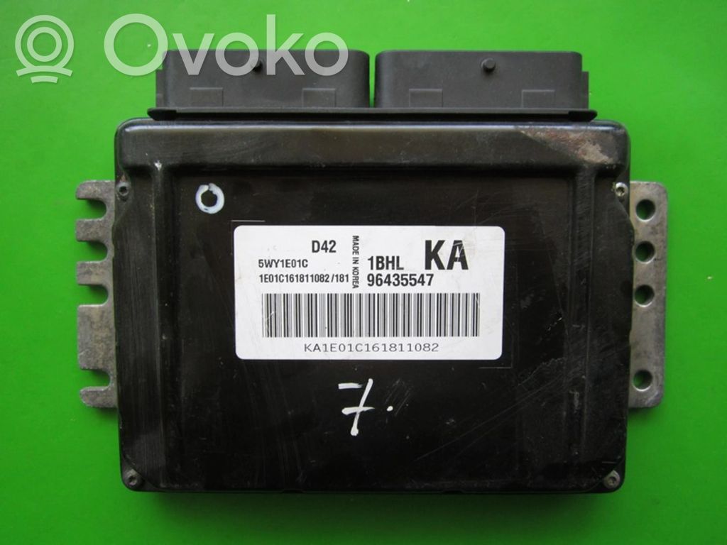 Engine control unit/module ECU   96435547,5WY1E01C