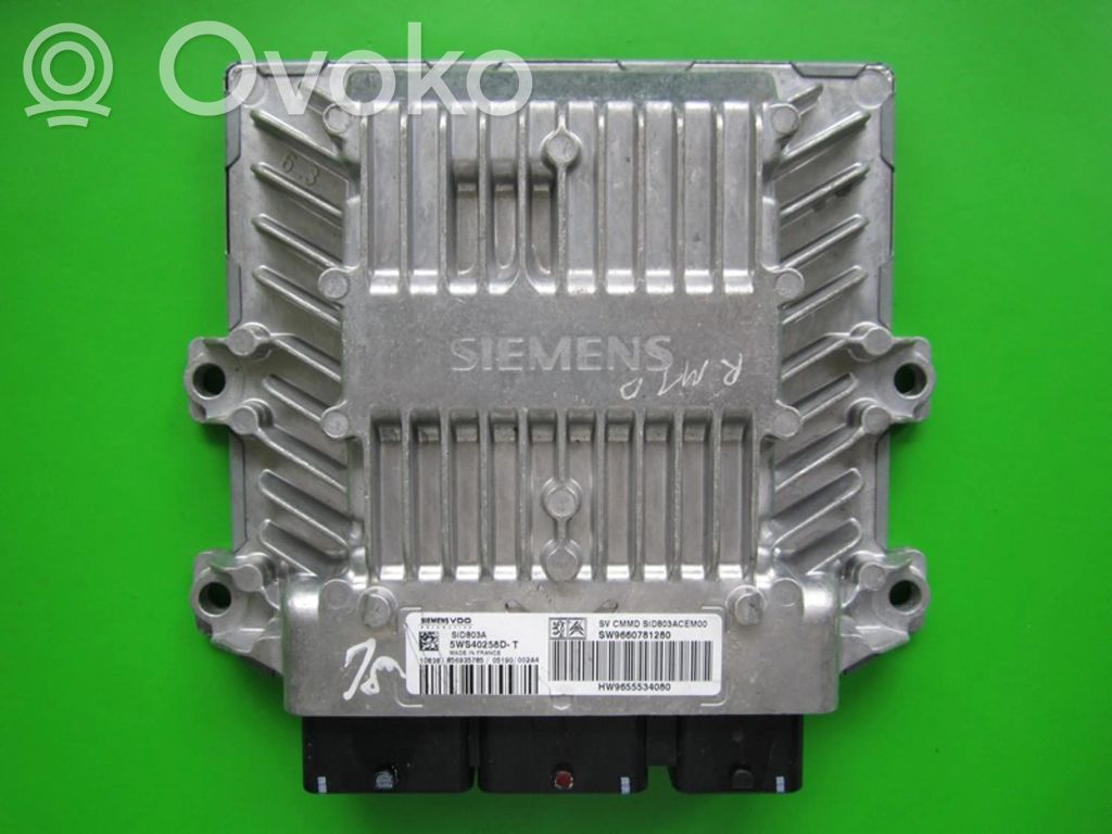 Galios (ECU) modulis   9660781280,5WS40258DT