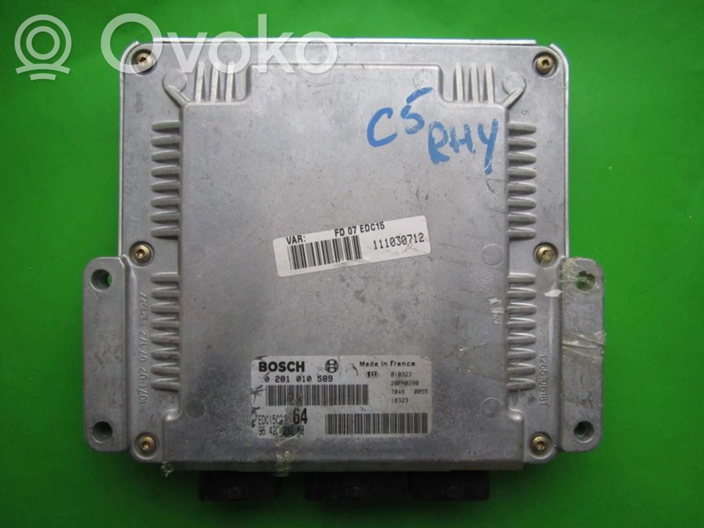 Citroen C5 Unidad de control/módulo ECU del motor 