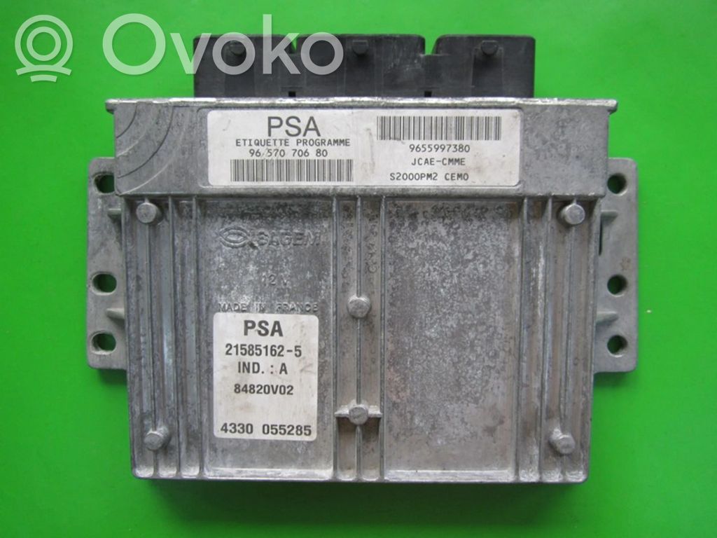 Citroen Xsara Unité de commande, module ECU de moteur 