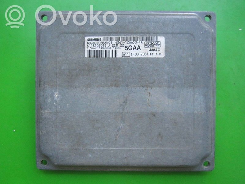 Engine control unit/module ECU   4S6112A650FA,S118107016A