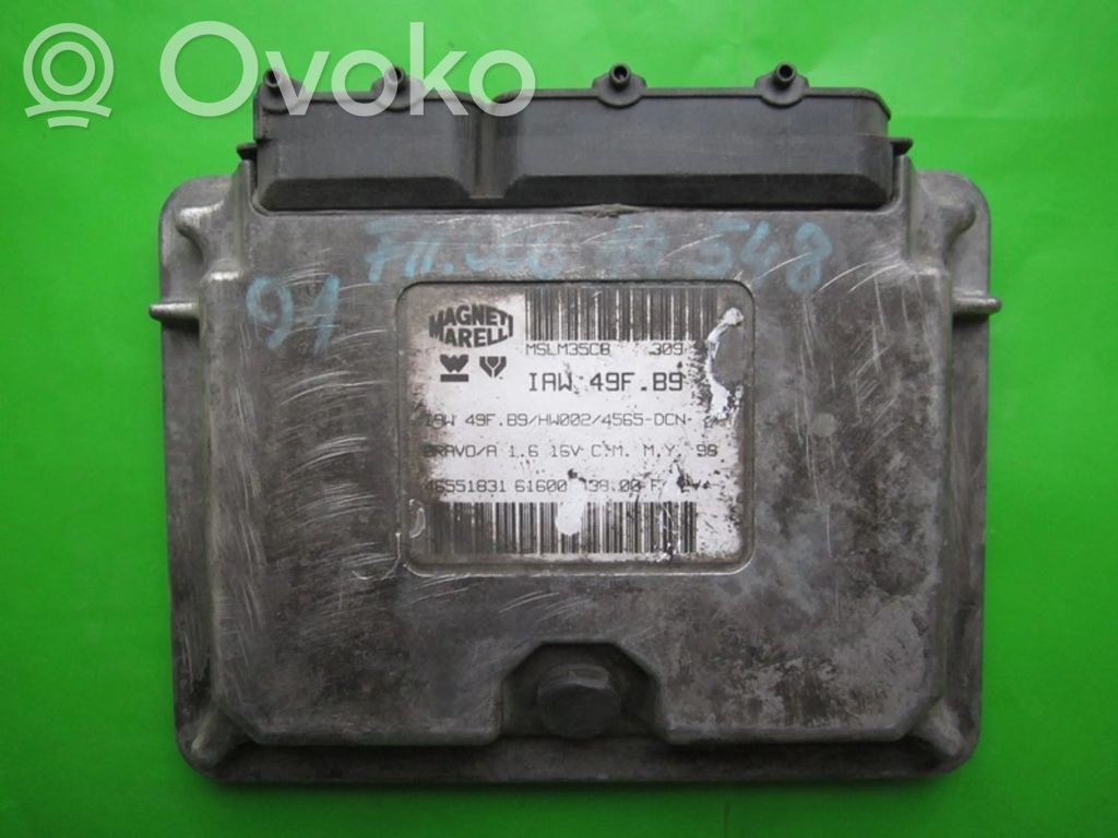 Engine control unit/module ECU   46551831,6160043800