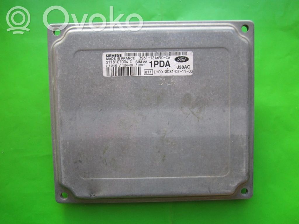 Ford Fiesta Motorsteuergerät ECU 