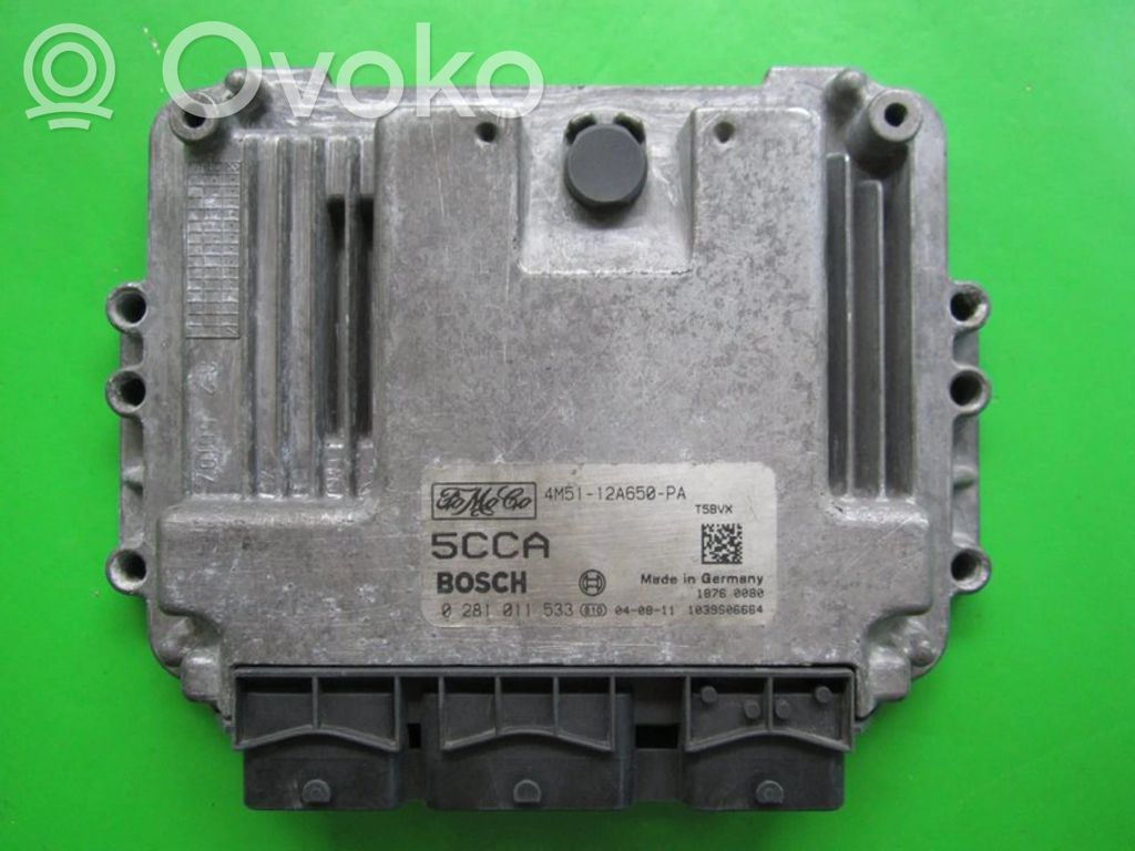 Engine control unit/module ECU   4M5112A650PA,0281011533