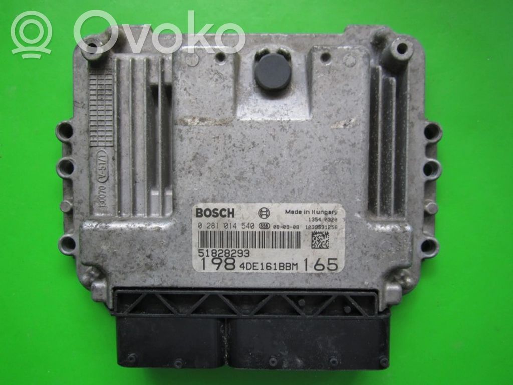 Engine control unit/module ECU   51828293,0281014540