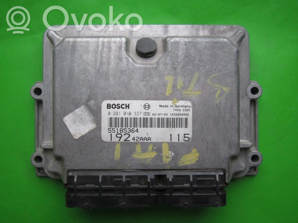 Engine control unit/module ECU   55185364,0281010337