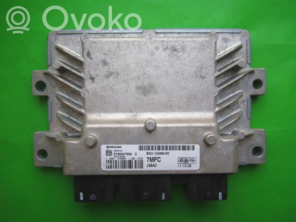 Ford Fiesta Unité de commande, module ECU de moteur 