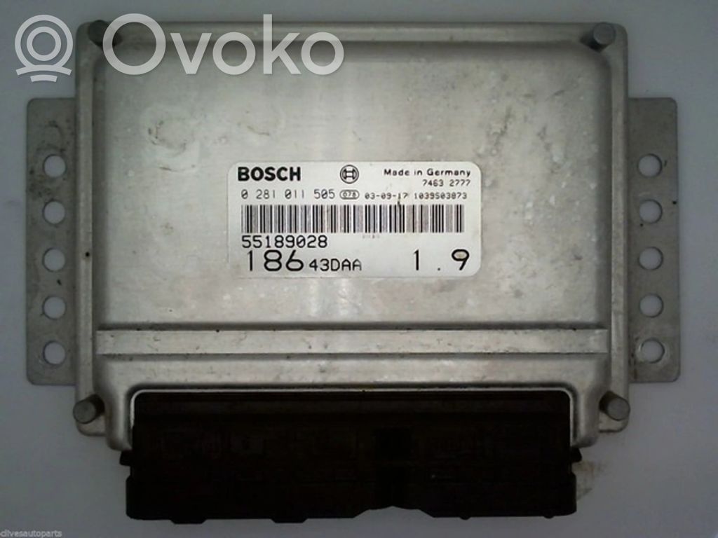 Fiat Multipla Engine control unit/module ECU 