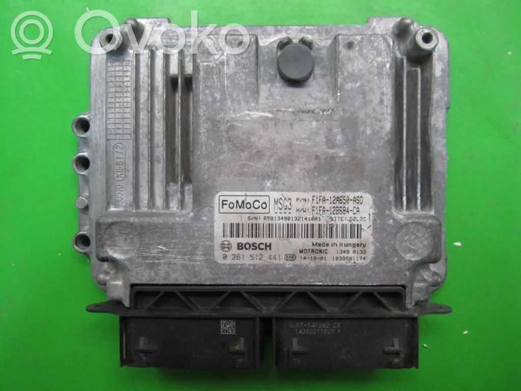 Engine control unit/module ECU   F1FA12A650ASD,0261S12441