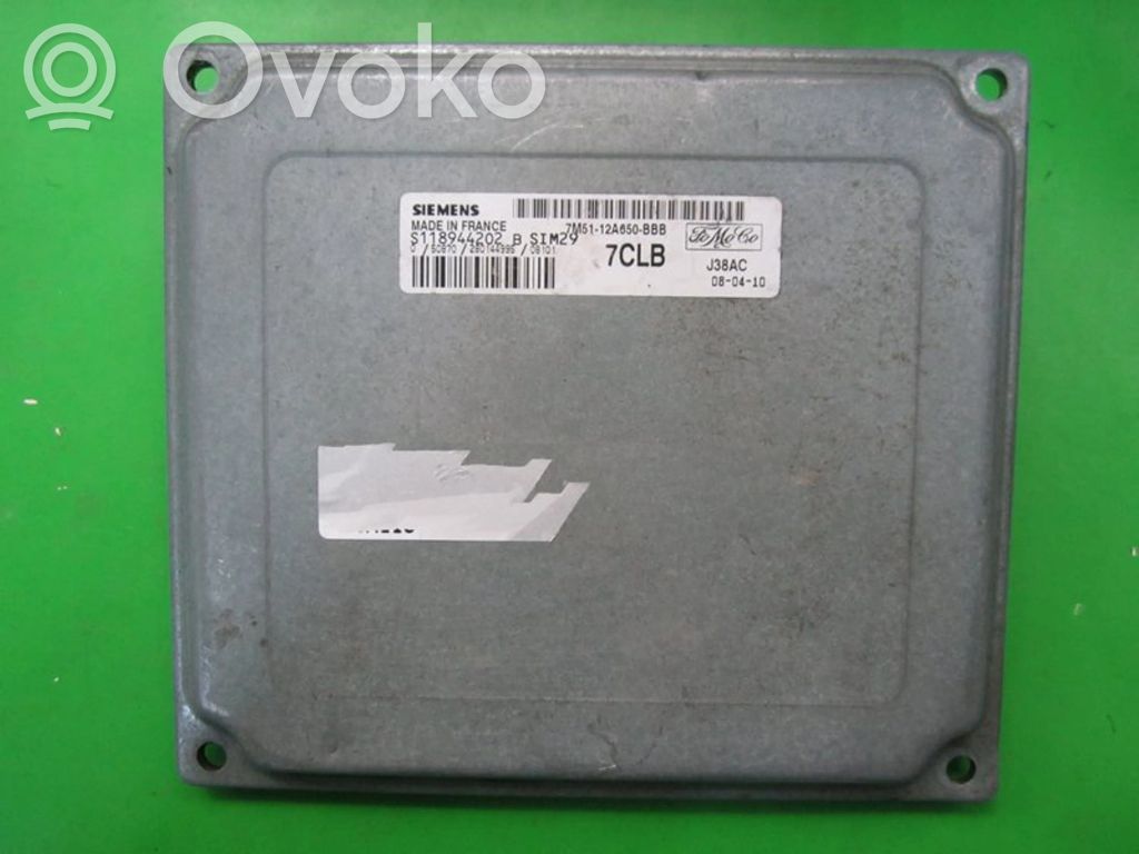 Ford Focus Unidad de control/módulo ECU del motor 