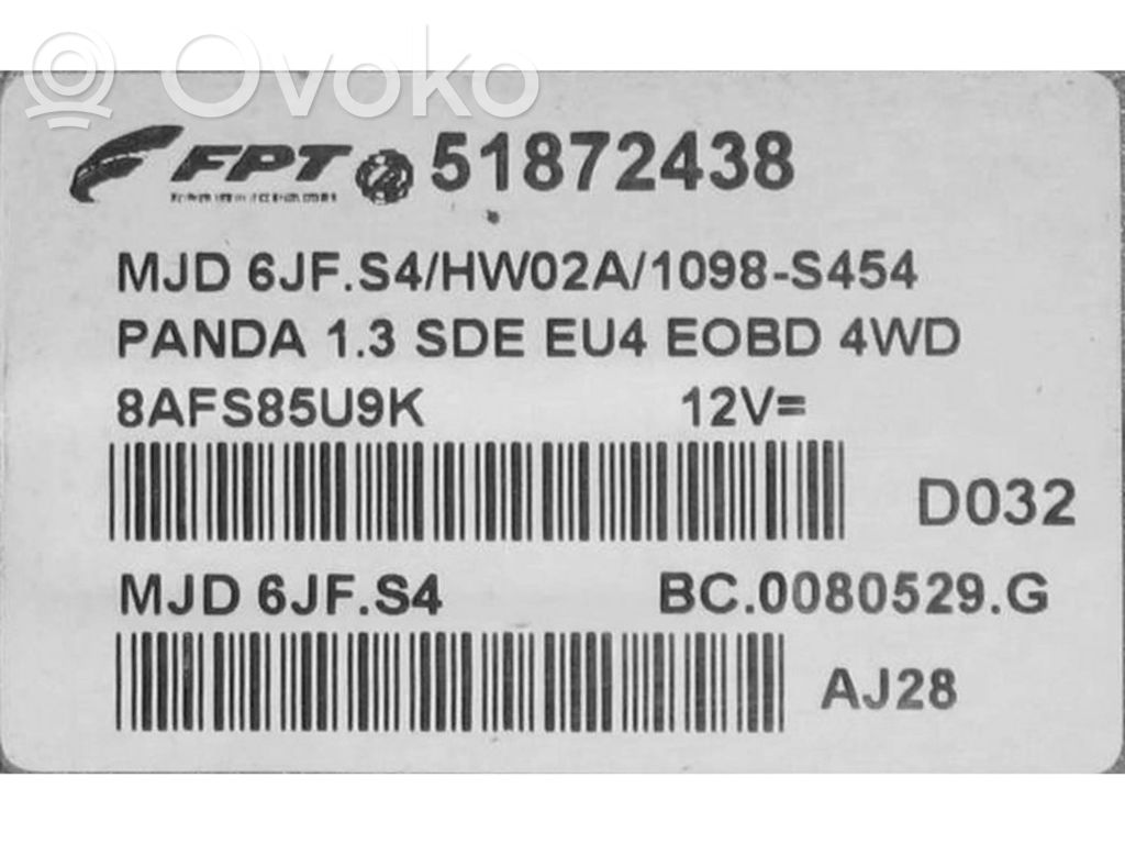 Fiat Panda II Engine control unit/module ECU 