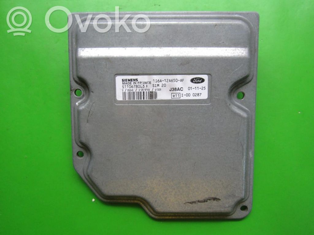 Ford Fiesta Unidad de control/módulo ECU del motor 
