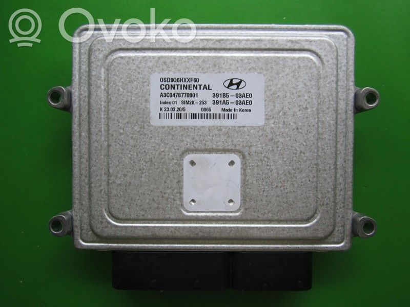 Hyundai Kona I Komputer / Sterownik ECU silnika 