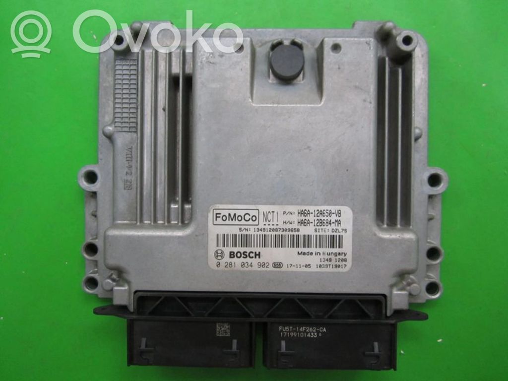 Engine control unit/module ECU   HA6A12A650VB,0281034902