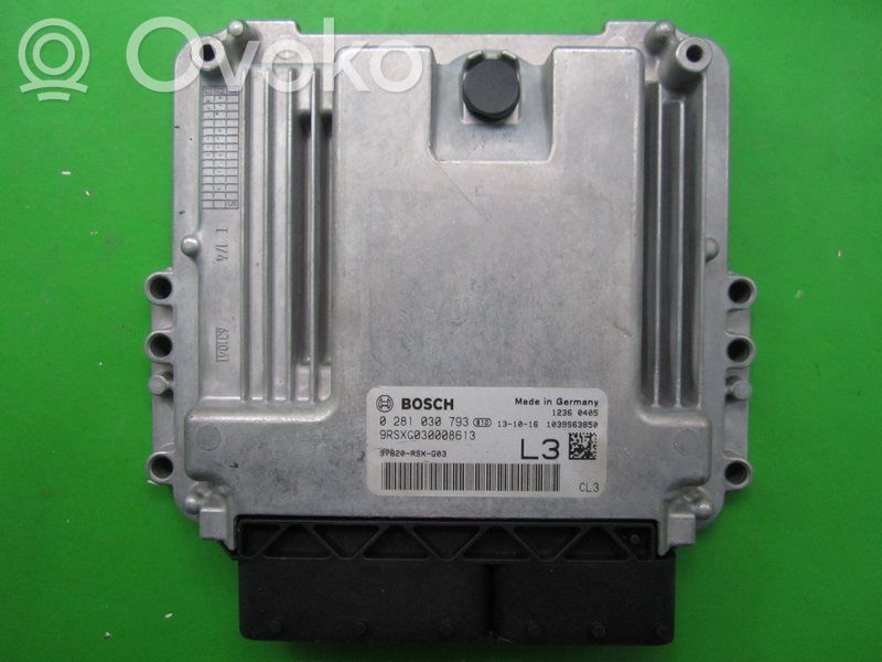 Engine control unit/module ECU   37820RSXG03,0281030793