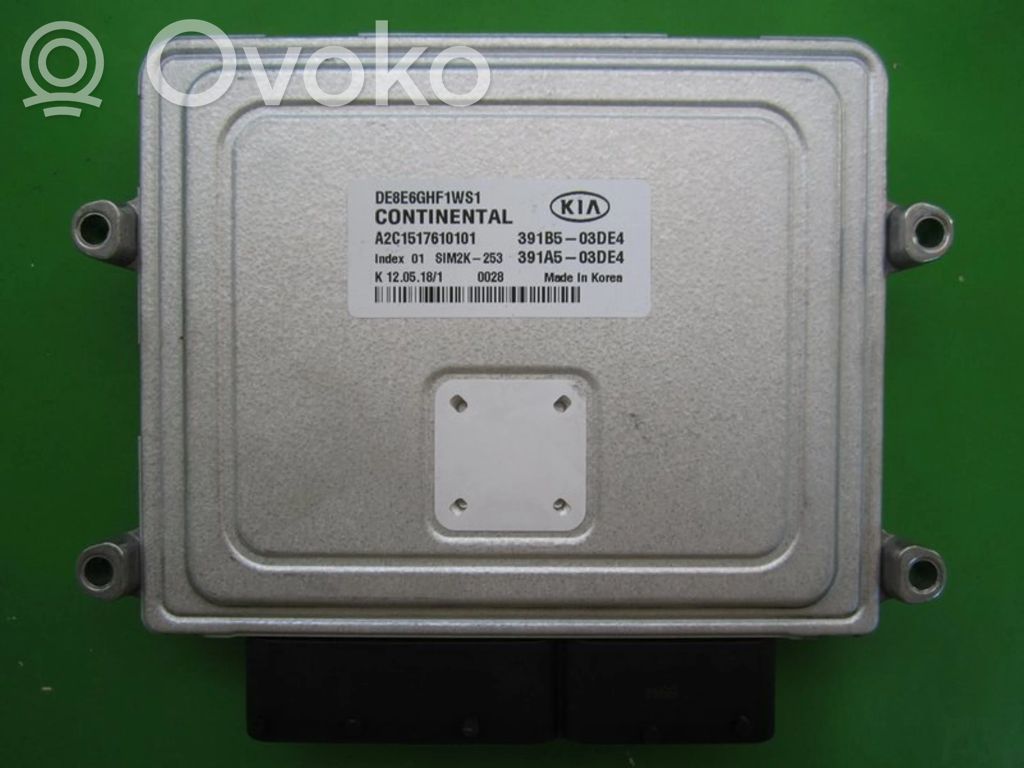 KIA Niro Unidad de control/módulo ECU del motor 