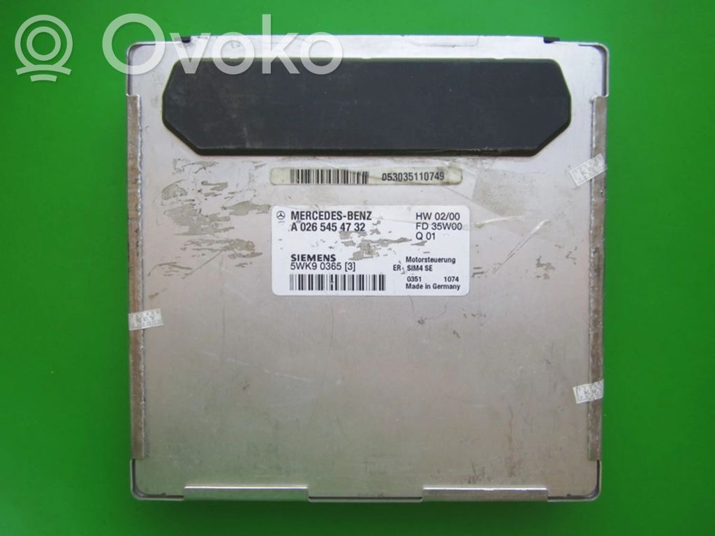 Mercedes-Benz C W203 Engine control unit/module ECU 