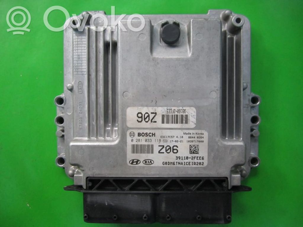 Engine control unit/module ECU   391102FEE6,0281033118