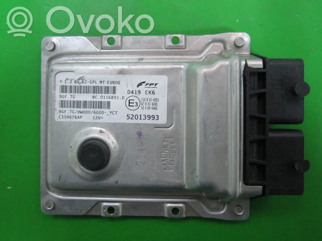 Engine control unit/module ECU   52013993,BC0116891D