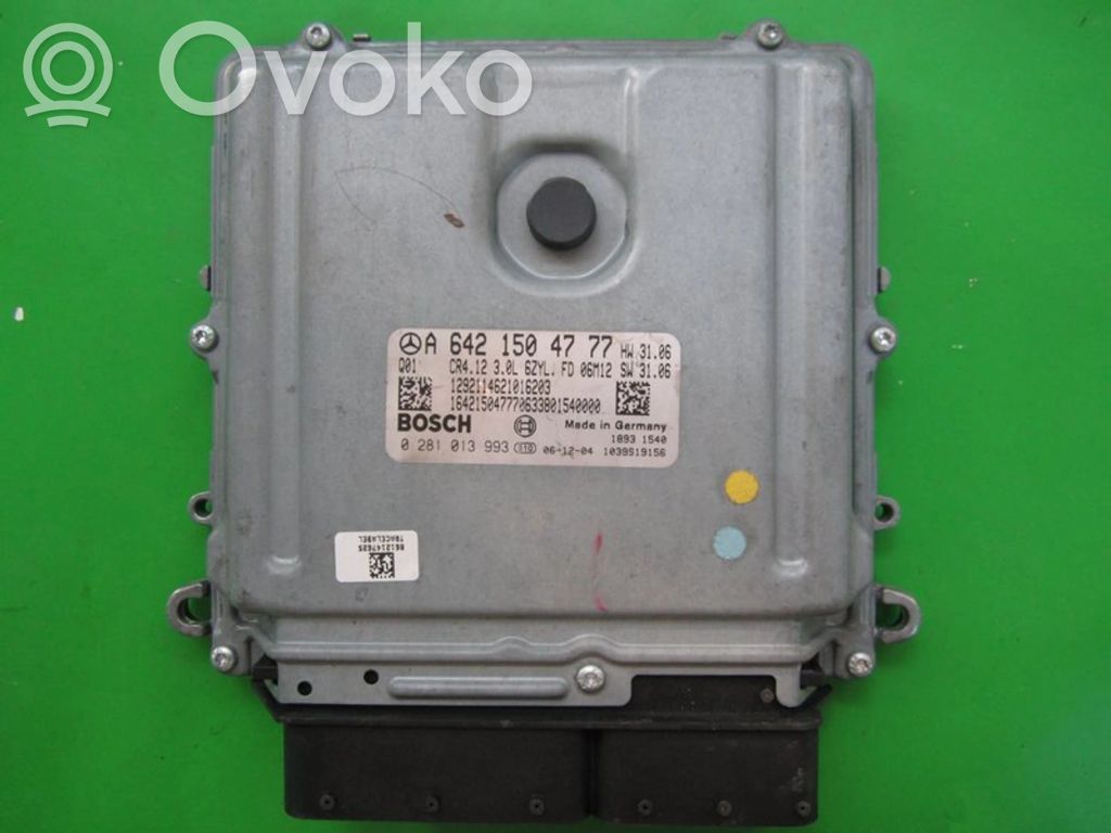 Engine control unit/module ECU   A6421504777,0281013993