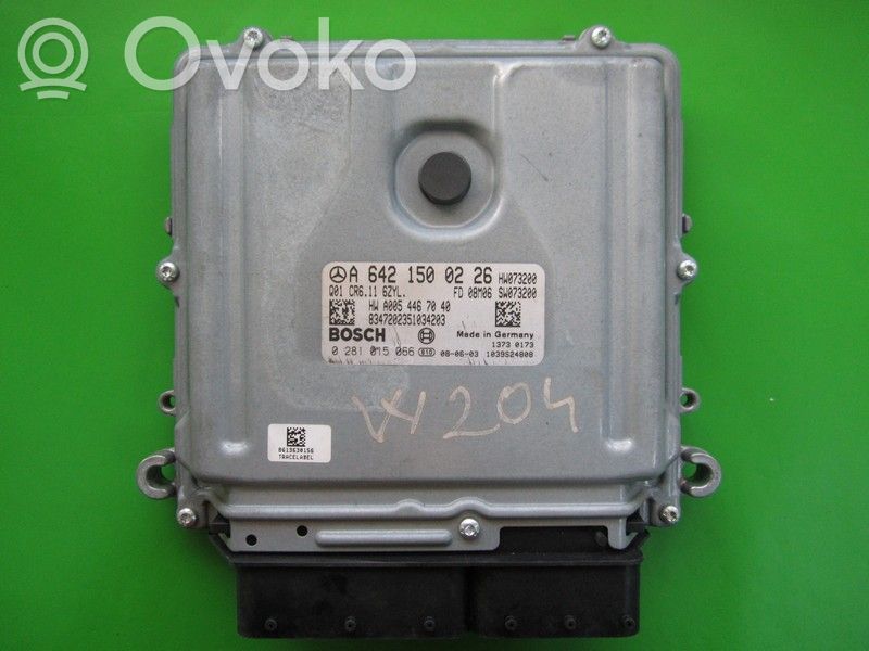 Mercedes-Benz C W204 Engine control unit/module ECU 