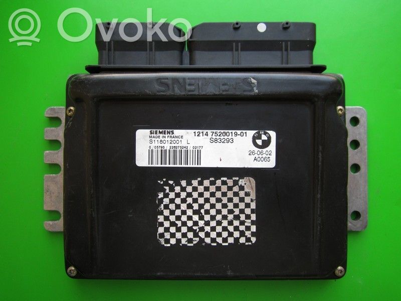 Unidad de control/módulo ECU del motor   7521549,S118012001L