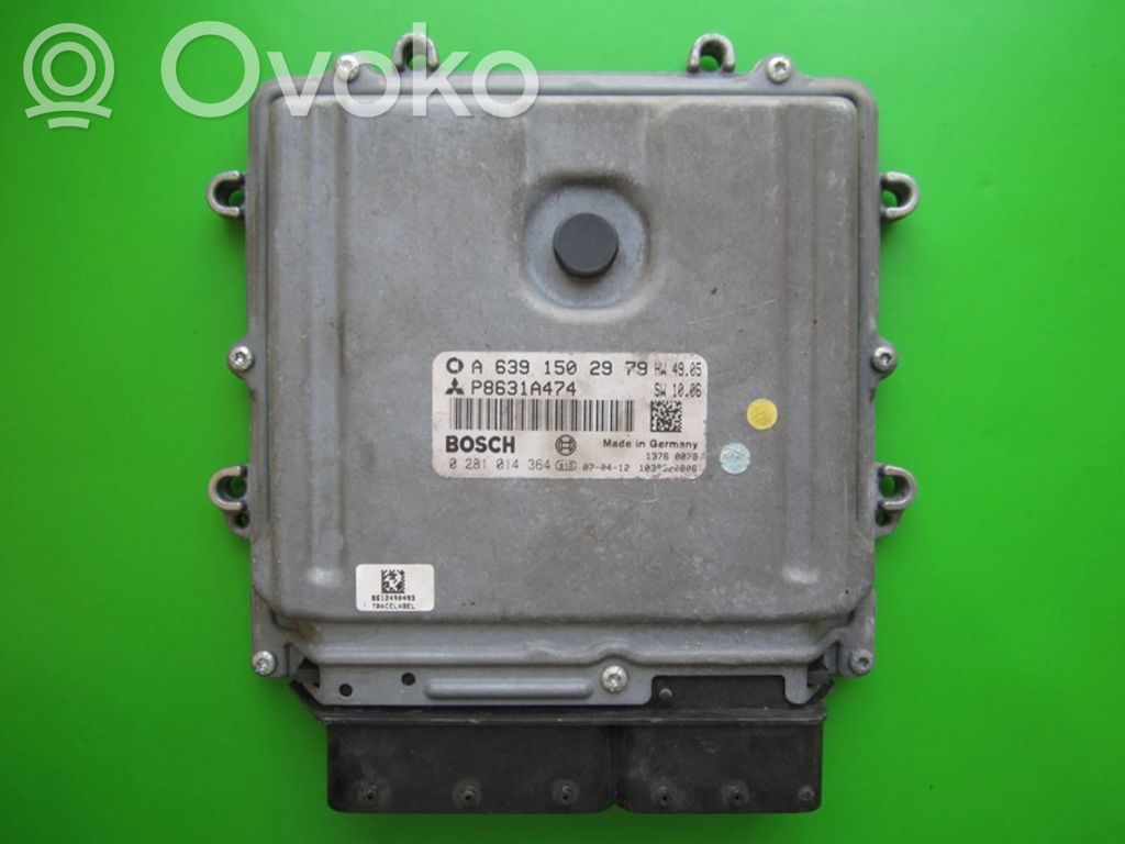 Engine control unit/module ECU   P8631A474,0281014364