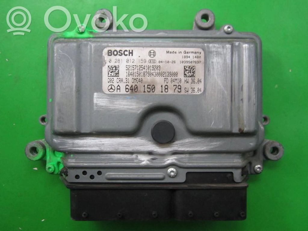 Mercedes-Benz A W169 Engine control unit/module ECU 