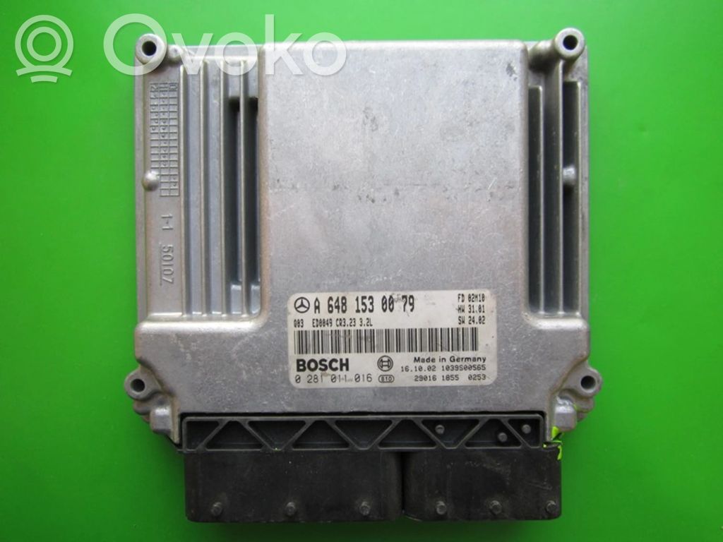 Mercedes-Benz S W220 Komputer / Sterownik ECU silnika 