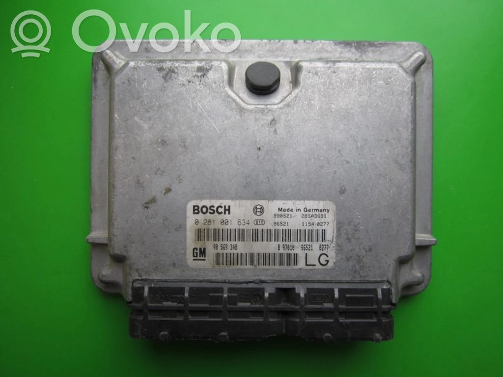 Engine control unit/module ECU   90569348,0281001634