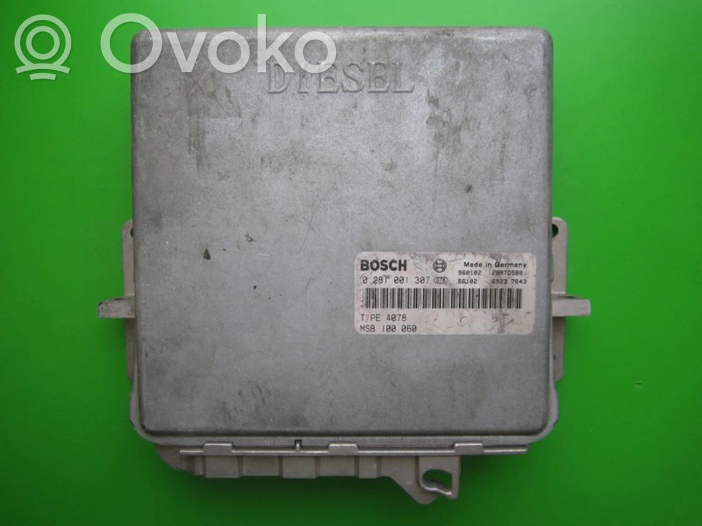 Unidad de control/módulo ECU del motor   MSB100060,0281001307
