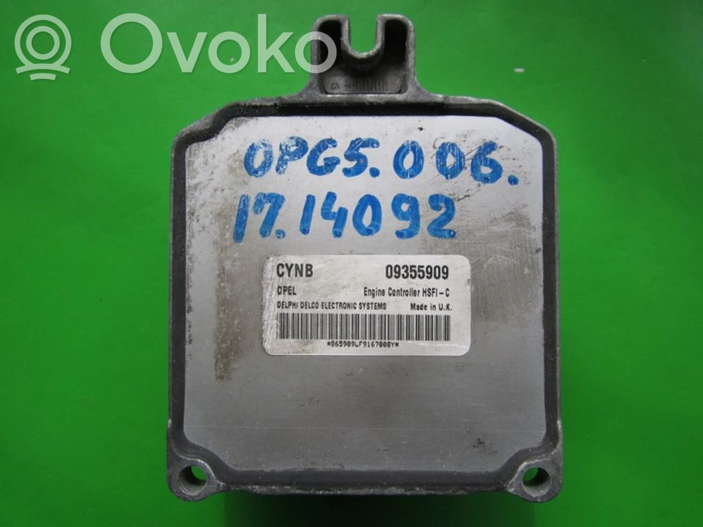 Opel Astra G Komputer / Sterownik ECU silnika 