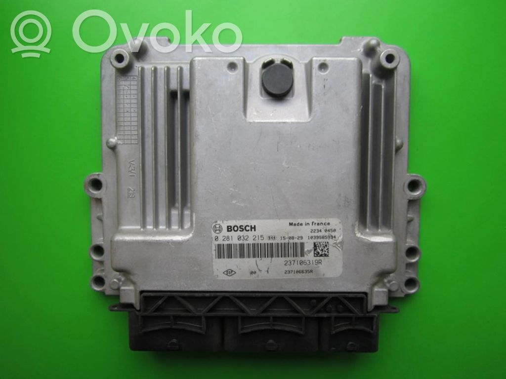 Engine control unit/module ECU   237106635R,0281032215