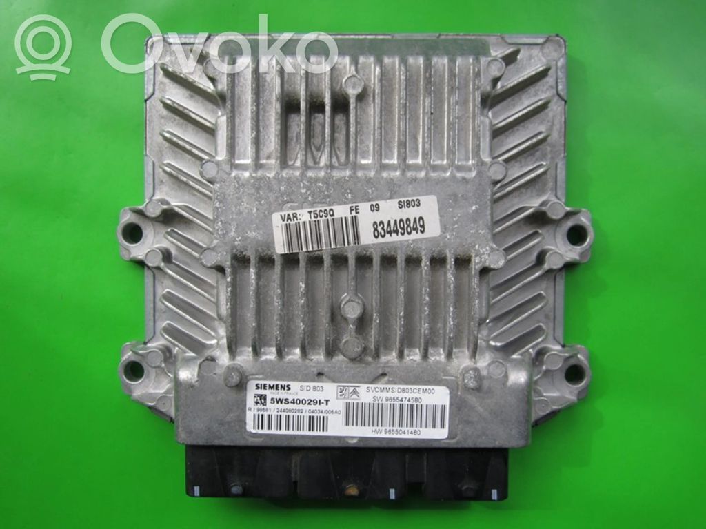 Engine control unit/module ECU   965547458,5WS40029IT