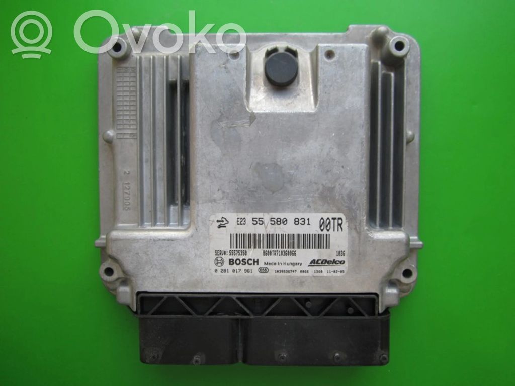 Engine control unit/module ECU   55580831,0281017961