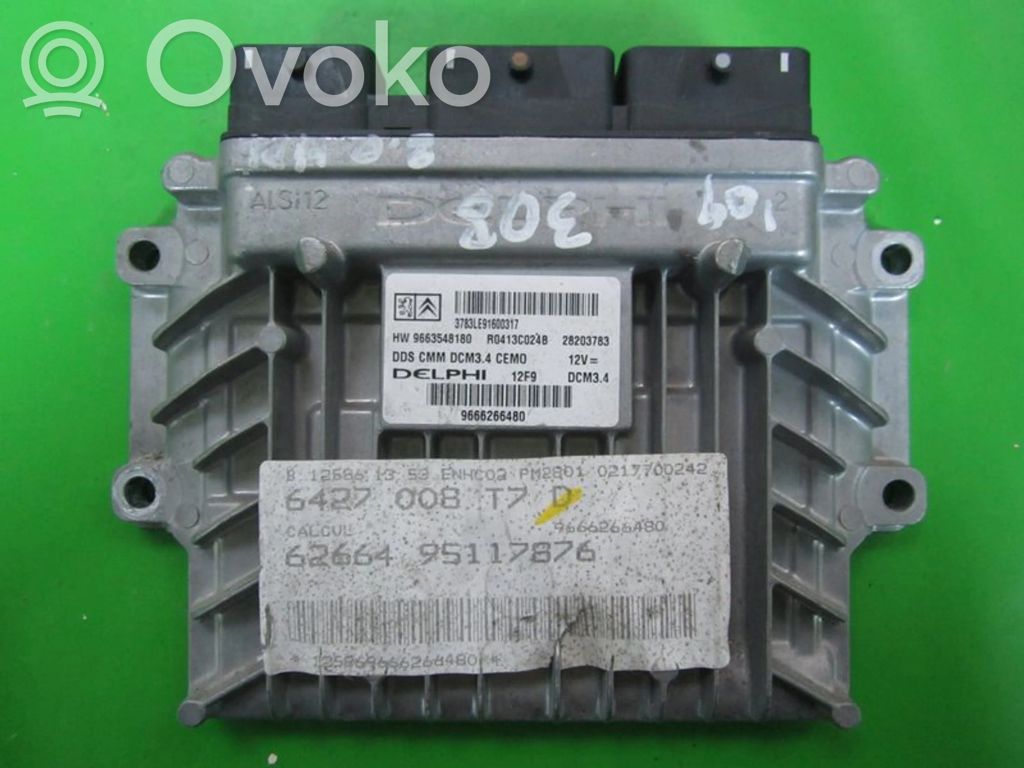 Peugeot 308 Engine control unit/module ECU 