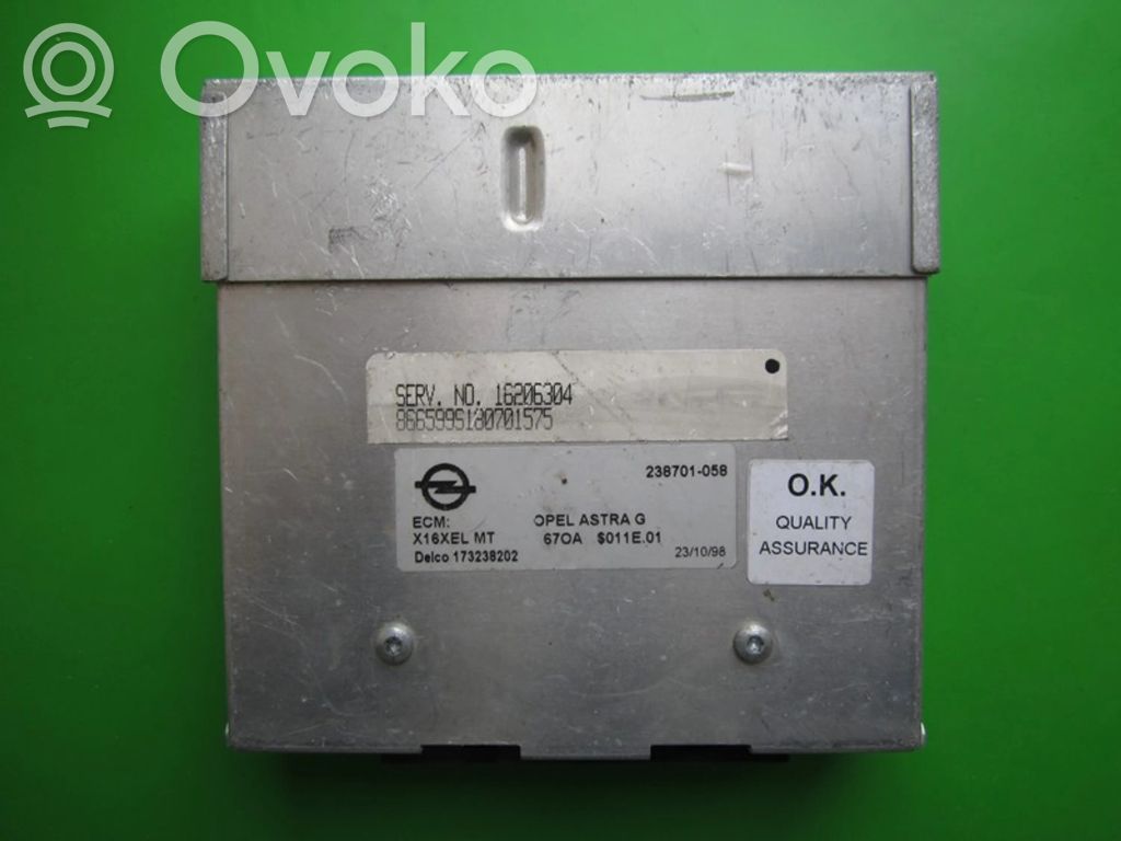 Engine control unit/module ECU   16206304,16206304