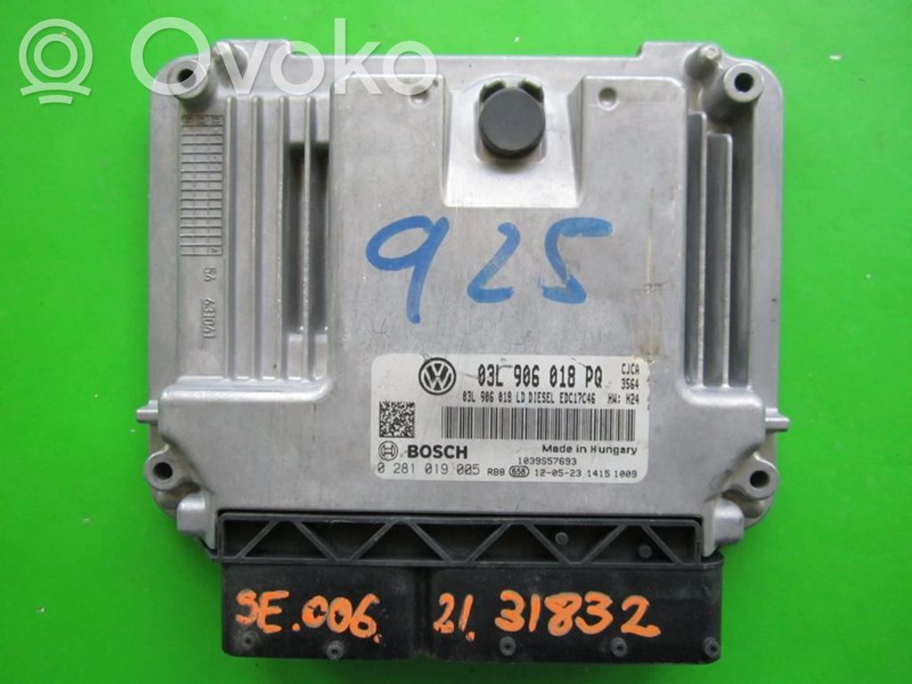 Seat Exeo (3R) Unidad de control/módulo ECU del motor 