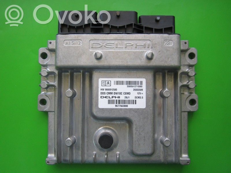 Engine control unit/module ECU   9677563880,28303589
