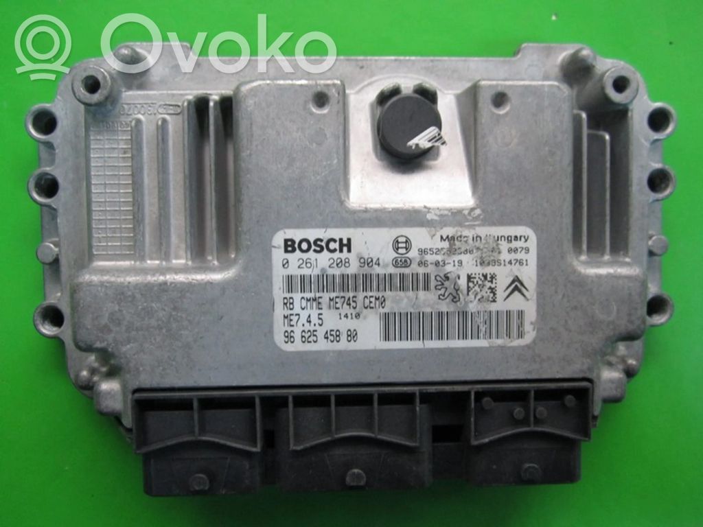 Engine control unit/module ECU   9662545880,0261208904