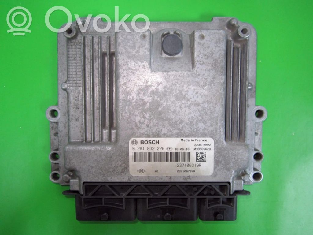 Engine control unit/module ECU   237106707R,0281032226