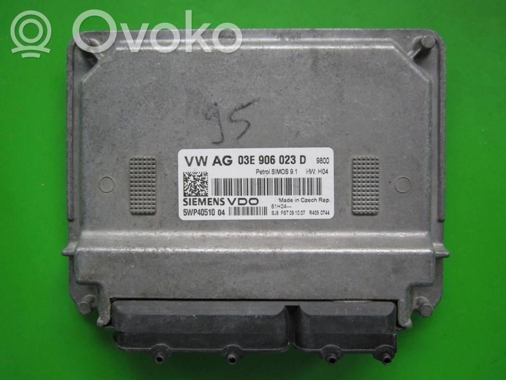 Engine control unit/module ECU   03E906023D,5WP40510