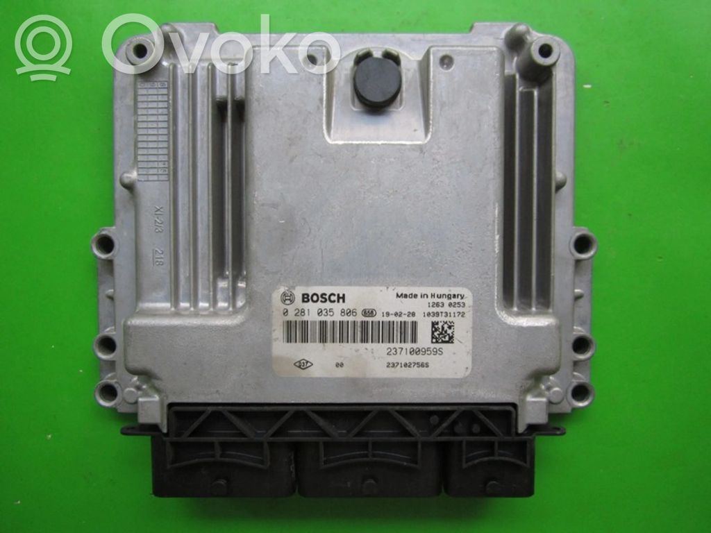 Unidad de control/módulo ECU del motor   237102756S,0281035806