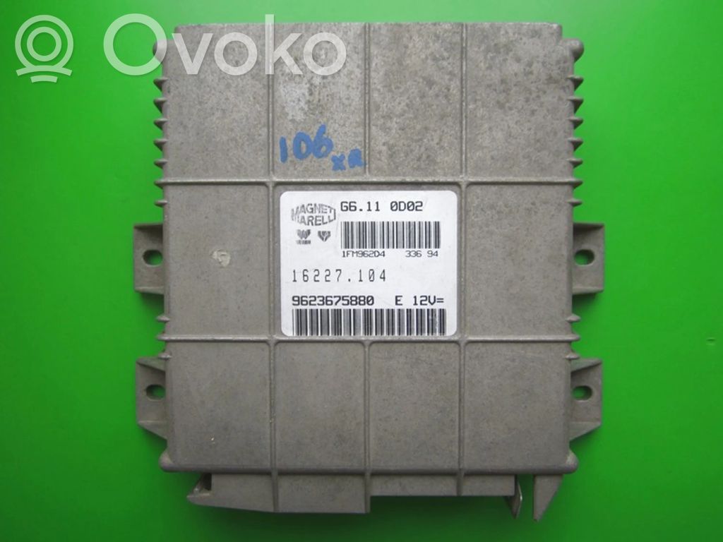 Peugeot 106 Unidad de control/módulo ECU del motor 