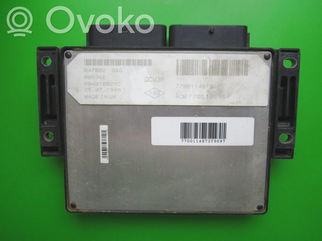 Engine control unit/module ECU   7700114873,HOM7700105954