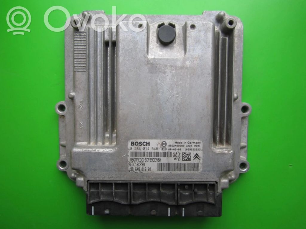 Peugeot 807 Unité de commande, module ECU de moteur 