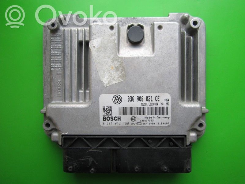 Engine control unit/module ECU   03G906021CE,0281013169